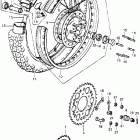 CR250M Заднее колесо