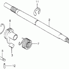 CB750A Kick starter gear @ spindle