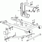 XR75 Swingarm @ chain case