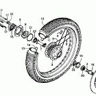 CB750F Front wheel @ disc