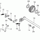 MT125 Kick starter @ gearshift