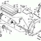 CB750F Starter motor @ crankcase cover