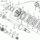 CB750A Low clutch @ mainshaft