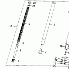 CB360T Передняя вилка