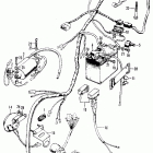 XL100 Wire harness @ battery