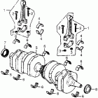 CB550F Коленвал