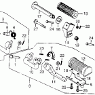 CB750A Подножки