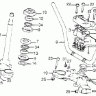CB750K Handlebar @ stem @ top bridge