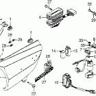 CB750A Side cover @ regulators