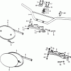 CR250M Руль и панель переднего номера