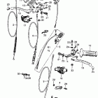 CR250M Handle grip @ cable