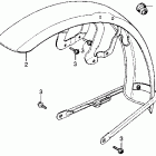 CB360T Переднее крыло