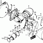 CR250M Air cleaner @ side cover m1