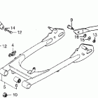 TL125S Swingarm @ chain case