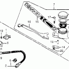 CB750K Главный тормозной цилиндр - передний