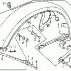 CB750K Переднее крыло