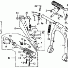 CB750F Footpegs @ main stand @ side stand