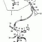 CB500T Master cylinder @ brake hose