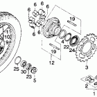 MT250 Заднее колесо