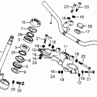 CB550F Handlebar @ top bridge @ stem