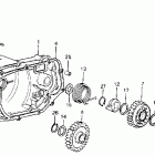 CR250M Right crankcase cover  @ kick starter