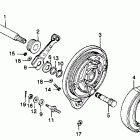 MR250 Задний тормоз