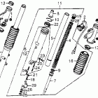 CB550F Передняя вилка