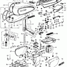 CB550K Fuel tank @ air cleaner