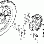 TL125S Заднее колесо
