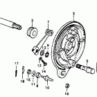 CR250M Rear wheel panel