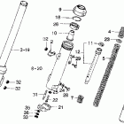MR250 Передняя вилка