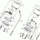 XL250 Speedometer @ tachometer