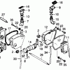 CB360T Air cleaner @ side cover (2)