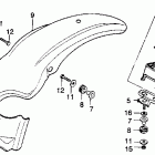 MR250 Rear fender @ taillight