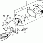 CB550F Фонарь задний