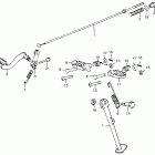 TL250 Brake pedal @ step @ stand