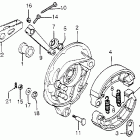 CB750K Задний тормоз