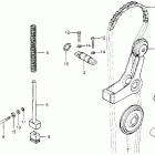 CB200T Цепь ГРМ и натяжитель