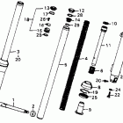 CR250M Передняя вилка