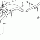 CB750K Заднее крыло