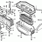CB750F Воздухозаборник