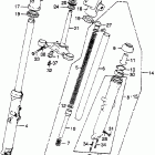 CB500T Front fork @ steering stem