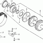 CB750A Primary chain @ primary shaft