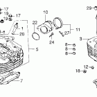 XL250 Цилиндр и головка цилиндра