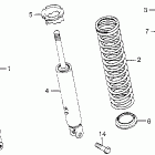 CB750A Задний амортизатор