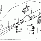 CB550F Глушитель