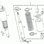 CB750K Задний амортизатор