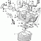 XR75 Цилиндр и головка цилиндра