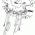 CB550K Handlebar @ cable