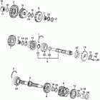 CB500T Трансмиссия